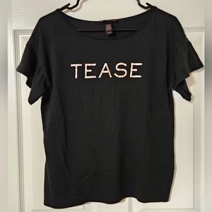 Victoria's Secret Black Tease Tshirt
